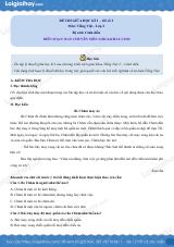Đề thi giữa học kì 1 Tiếng Việt 2 CD - Đề số 2